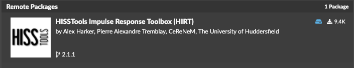 Interfera convolution module (HISS Tools)